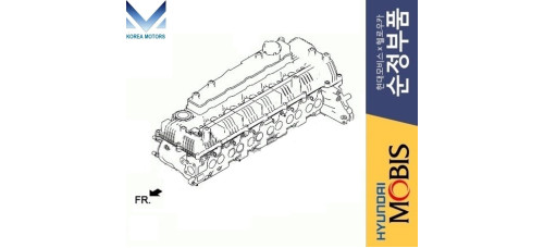 mobis head cylinder set for diesel engine d6ja 2019-23